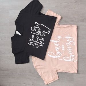 2 FOR $9!! Drinking Theme T-shirts / Size Small